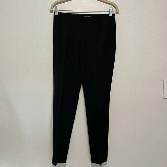 Lafayette 148 Black Virgin Wool‎ Career Work Classic Pants Size 0 - Picture 1 of 9